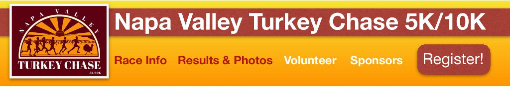 Athletic Feat presents the 2019 Napa Valley Turkey Chase on Thanksgiving morning